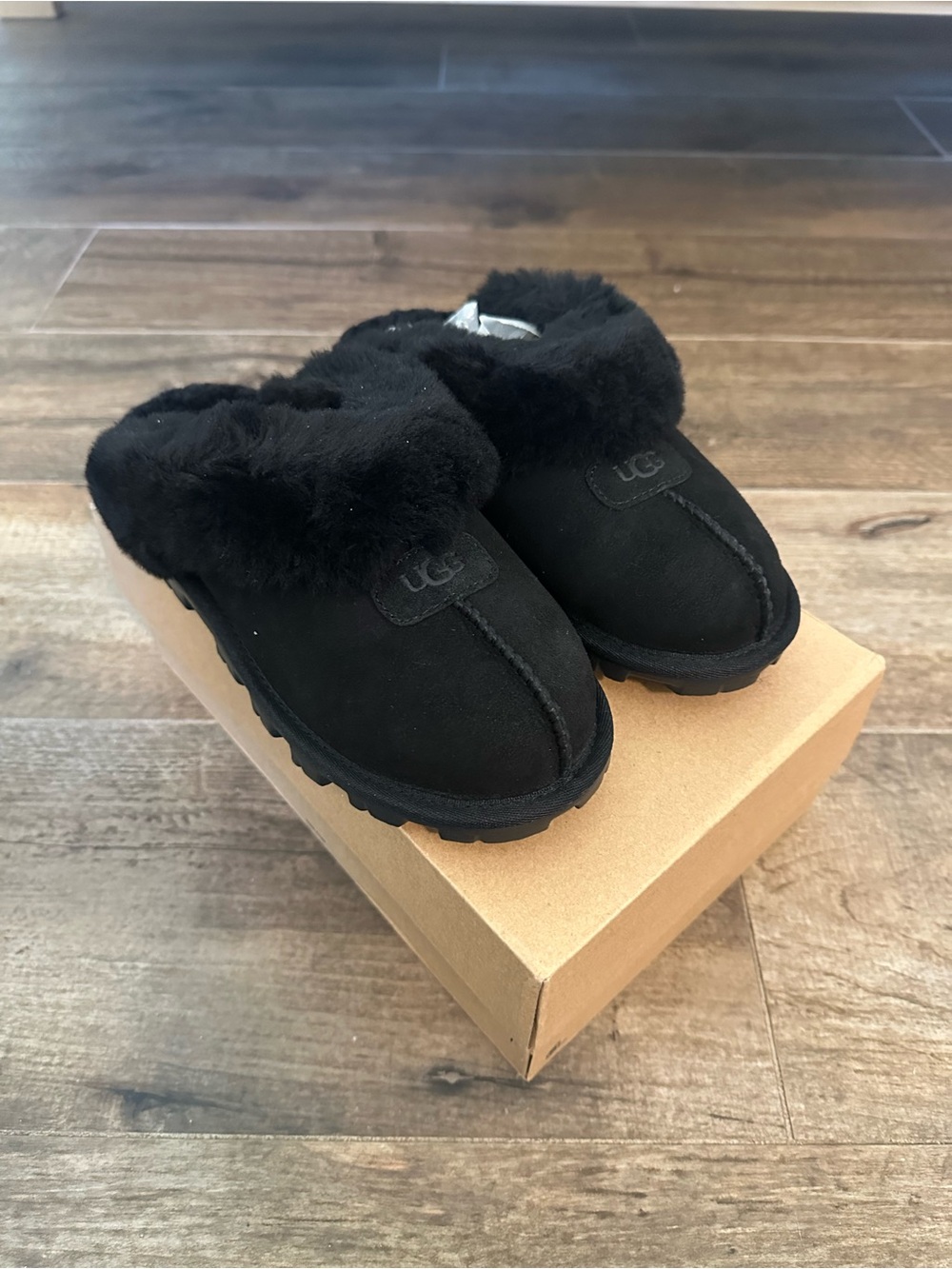 UGG Women’s Black Coquette Slippers